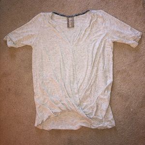 Dolan faux wrap shirt